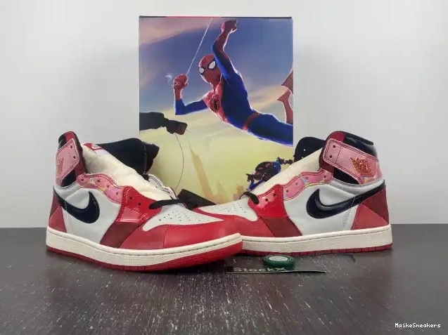 MaikeSneakers Jordan Spider-Man the Spider-Verse OG 1 High Across DV1748-601 0601